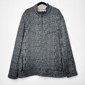 Mammut Chamuera ML Fleece Zip Jacket Midlayer Hiking Black Marl Size XXL